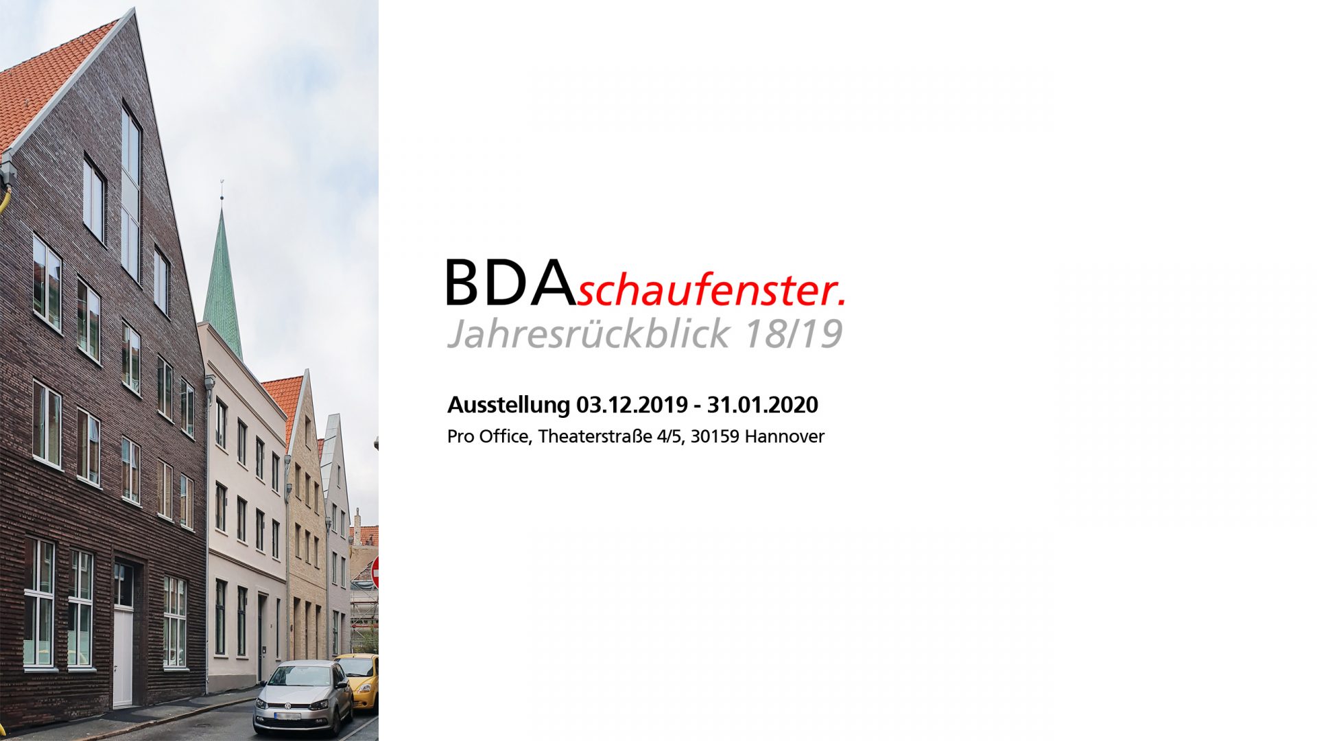 Bda Schaufenster Ausstellung 2019 Stricker Architekten